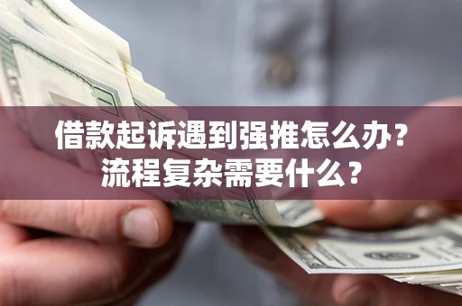 济南借款起诉遇到强推怎么办？流程复杂需要什么？