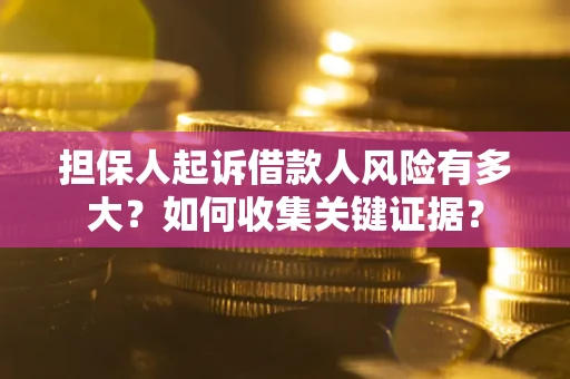 济南担保人起诉借款人风险有多大？如何收集关键证据？