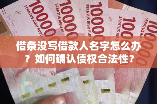 济南借条没写借款人名字怎么办？如何确认债权合法性？