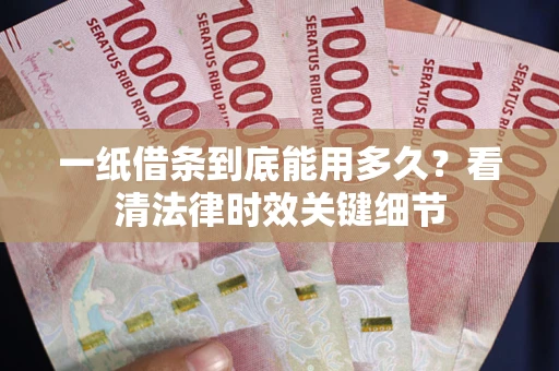 济南一纸借条到底能用多久？看清法律时效关键细节