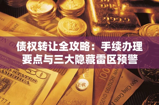 济南债权转让全攻略：手续办理要点与三大隐藏雷区预警